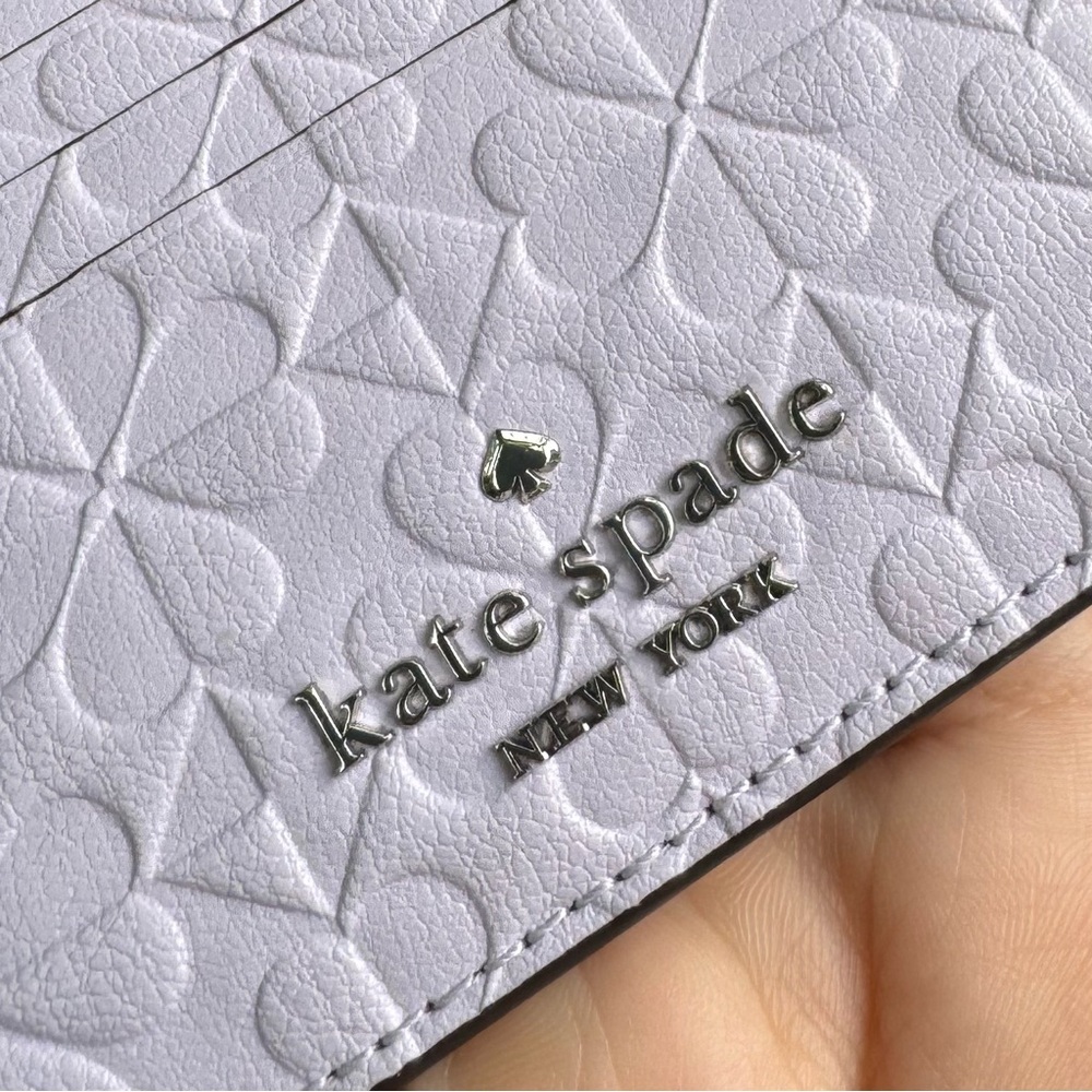 Kate Spade Hollie Spade Clover Geo Small Slim Card Holder - Picture 4 of 7